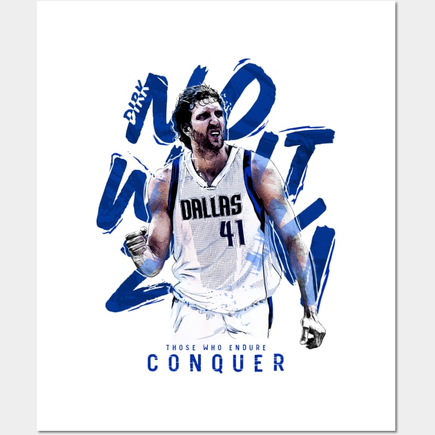 Dirk Nowitzki Wall Art by edbertguinto